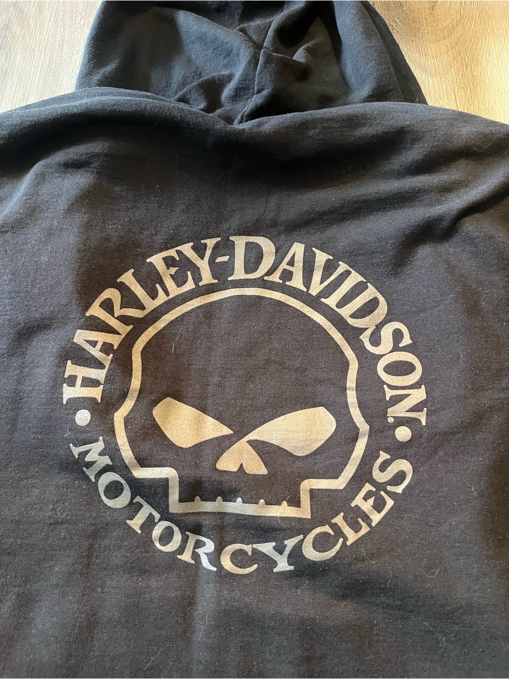 Harley-Davidson Black men’s Willie G Skull hoodie